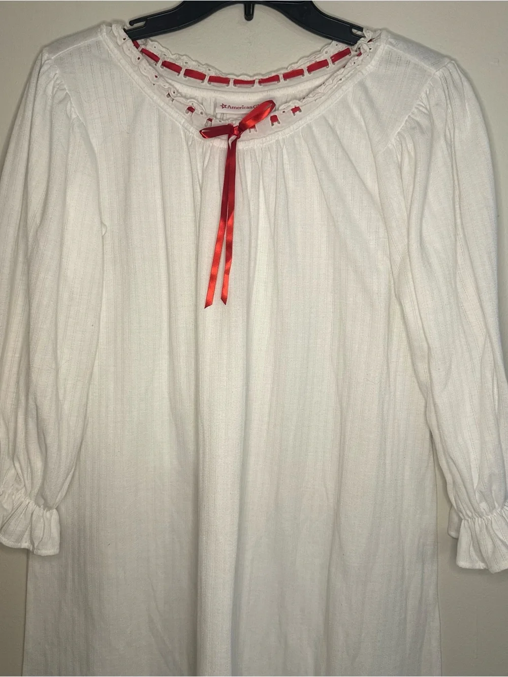 American Girl Dress Like Your Doll Josefina Nightgown Sz M & Doll Dress 2pc Set